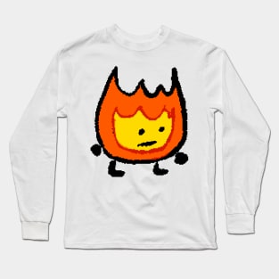 BFDI Firey Long Sleeve T-Shirt